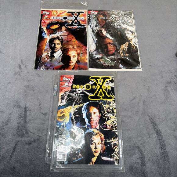 Vintage Topps X Files Comic Books Lot & other Memorabilia 35mm Film Cells Etc - Picture 7 of 16